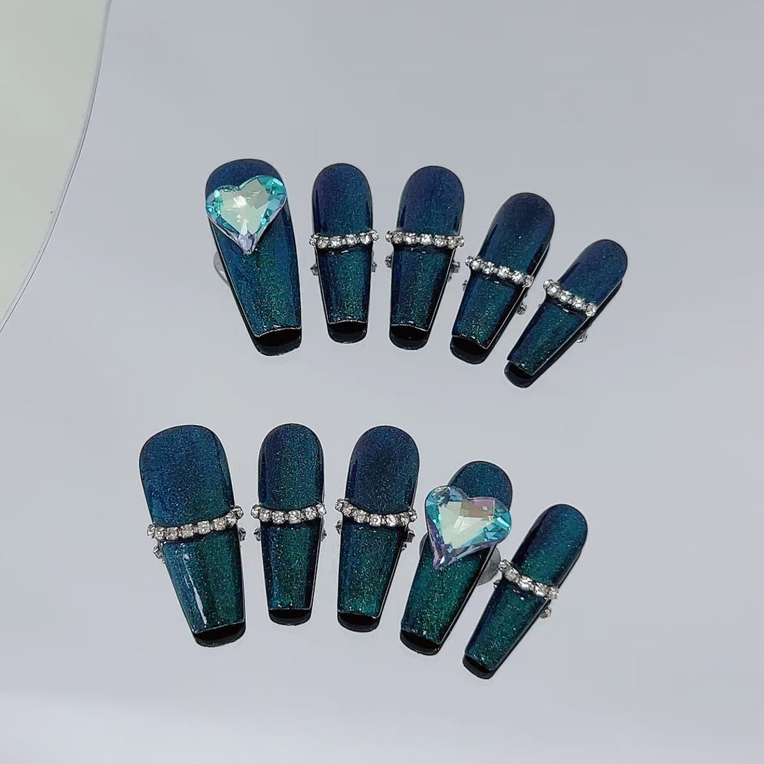 Ice Blue Fantasy - Leah Nail Queen