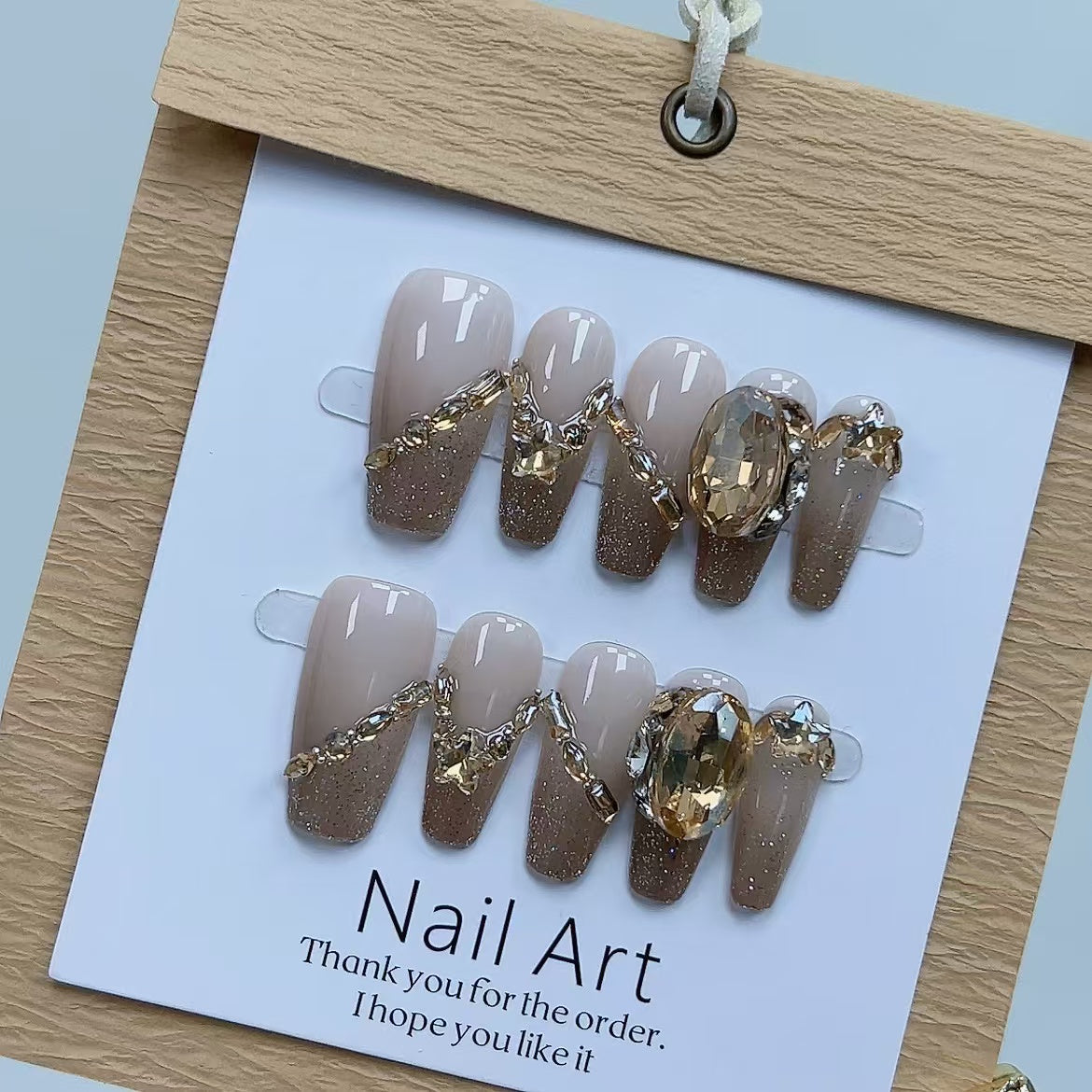 Golden Shimmer - Leah Nail Queen