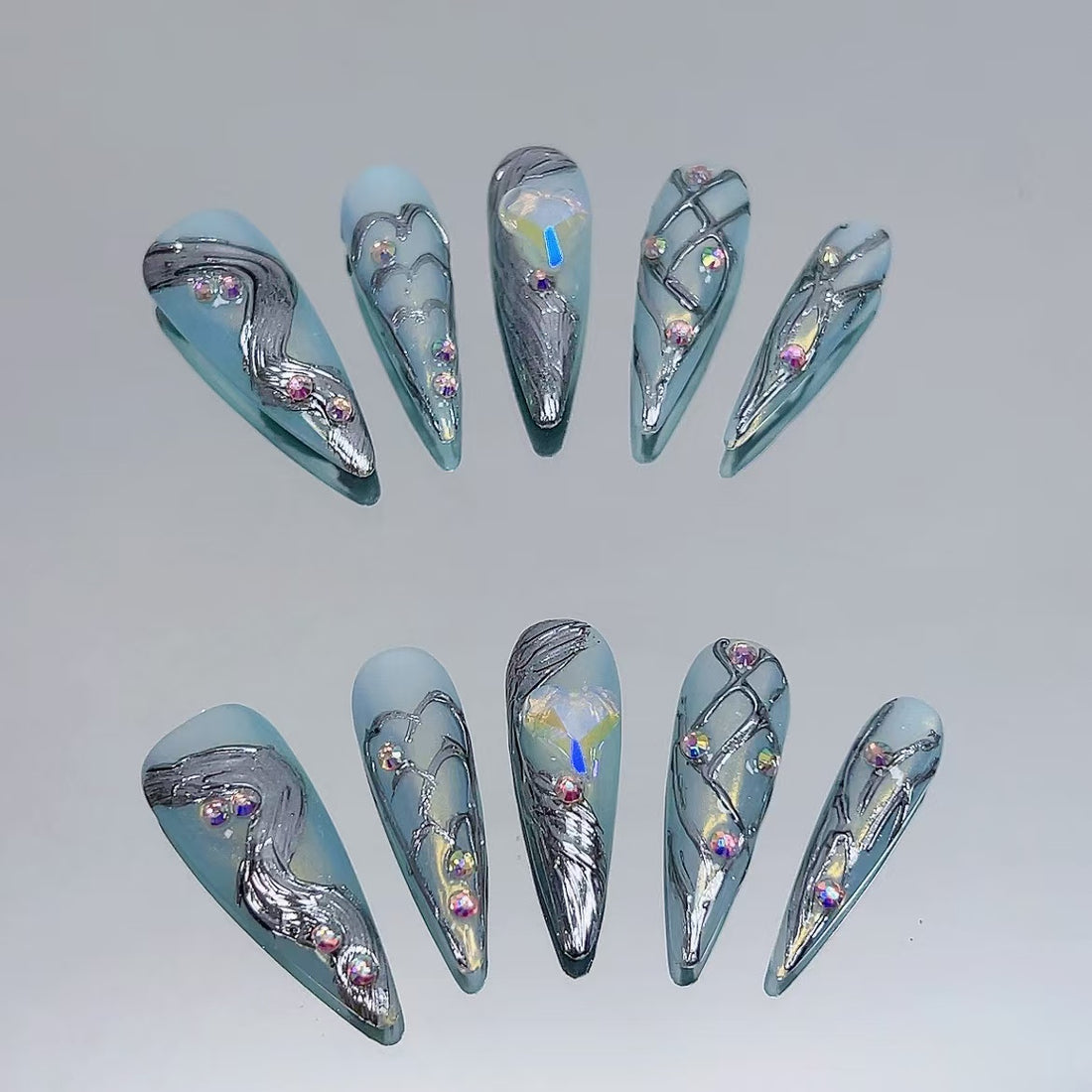 Azure Serenade - Leah Nail Queen